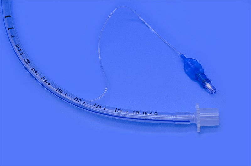 Silicone Endotracheal Tube - Reinforced, Cuffed